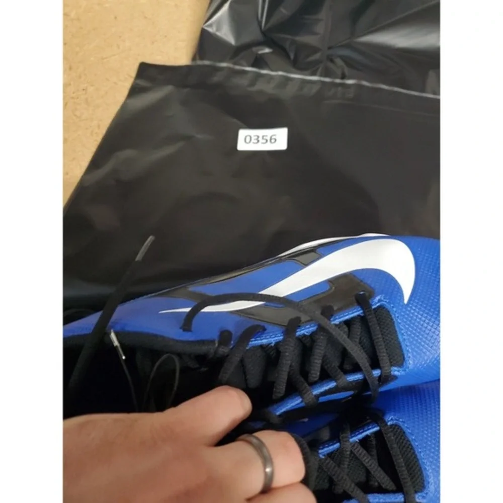 Nike Alpha Menace 4 Shark Cleats Sz 11 Football Cleat‎ NWOB